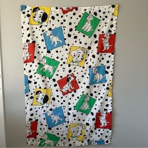 Vintage Disney 101 Dalmations Window Curtains 2 Piece Set 41×62.5